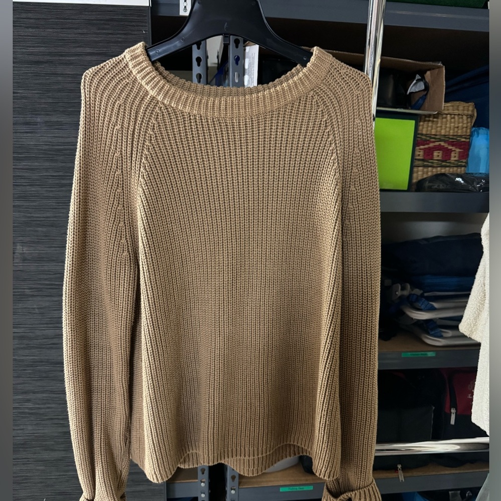 Quince Carmel knit sweater